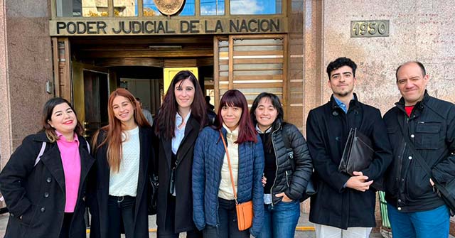 Estudiantes de Abogacía UP conocieron las tareas de un juez en el Poder Judicial