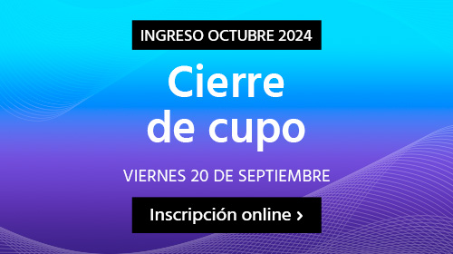 Comenzá online tu carrera en octubre