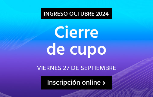 Comenzá online tu carrera en octubre