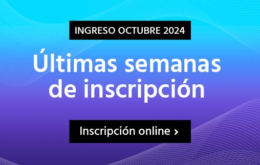 Comenzá online tu carrera en octubre