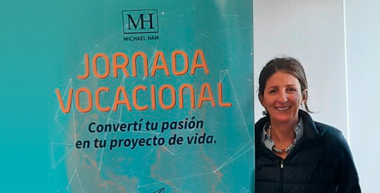 Marcela Sole, orientadora vocacional del colegio Michael Ham, comparte su experiencia