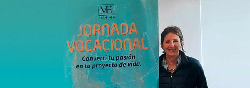 Marcela Sole, orientadora vocacional del colegio Michael Ham, comparte su experiencia